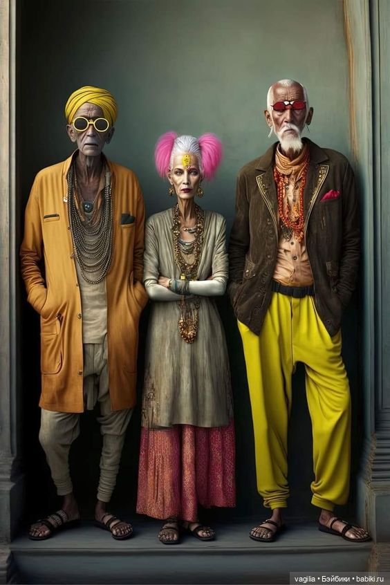 Старость в ярких тонах — Интересное и необычное: фотоподборки