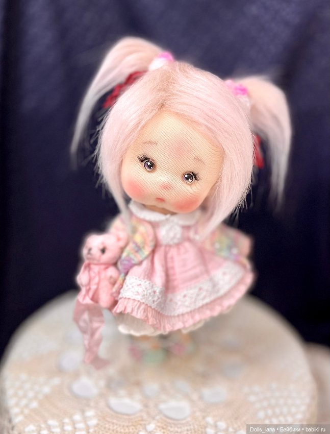 Интерьерная текстильная куколка (фото 3)