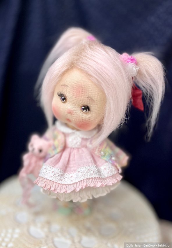 Интерьерная текстильная куколка (фото 2)