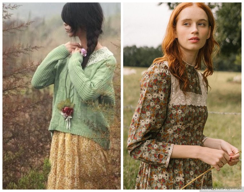 Родство и различия стилей Mori Girl и Cottagecore