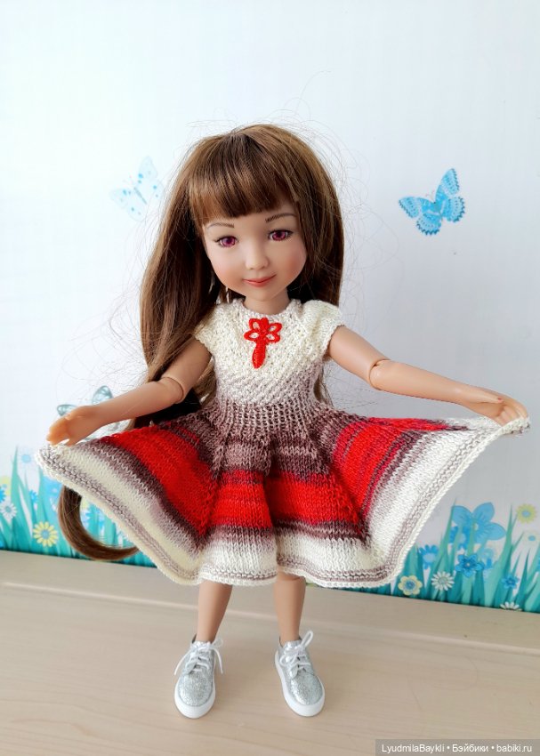 Вязаный гардеробчик для Рубиночек