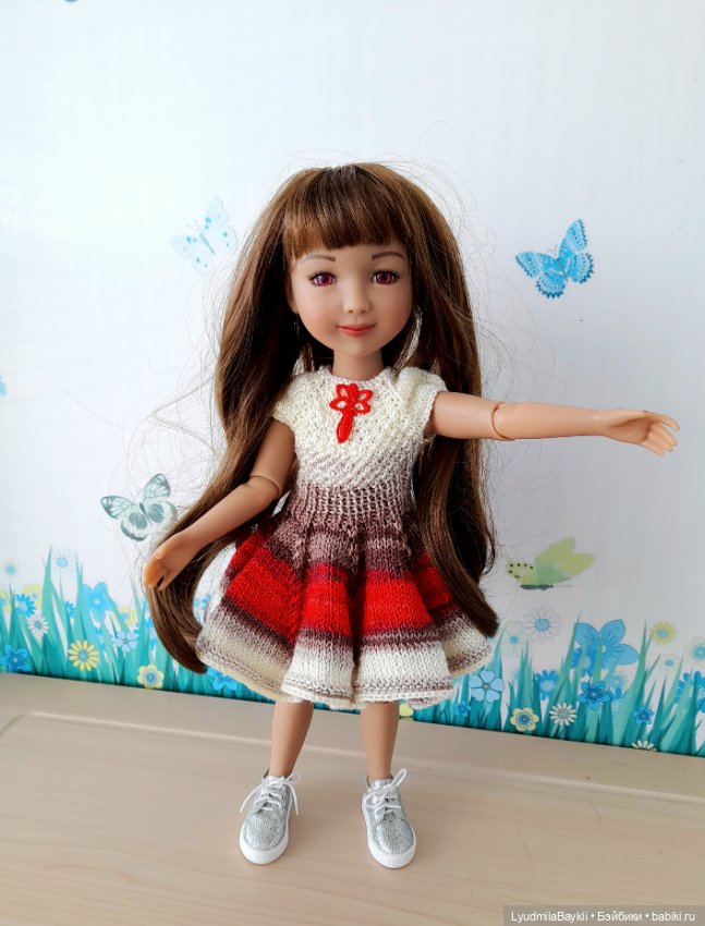 Вязаный гардеробчик для Рубиночек