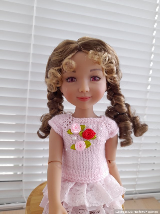 Вязаный гардеробчик для Рубиночек