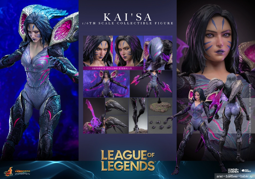 Hot Toys анонсировали фигурку Кай'Са по мотивам игры "League of Legends" (фото 10)