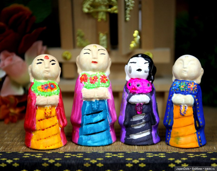 Дзидзо на день рождения на мастер-классе выставки "Япония. Куклы, сказки и легенды"