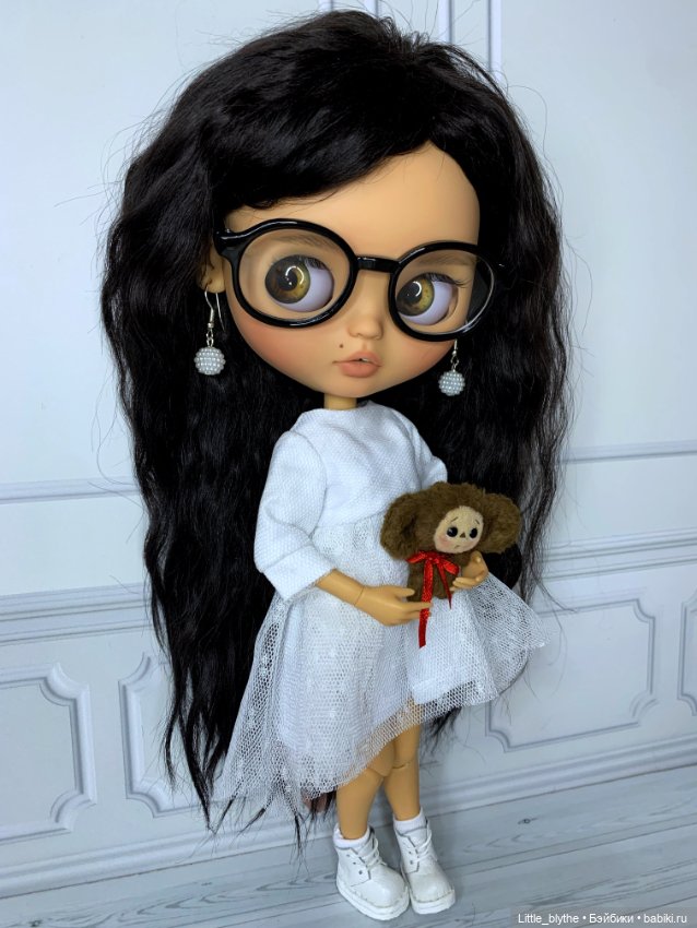 Блайз с Чебурашкой❤️ — Куклы Blythe (Блайз) ООАК: кастом (фото 10)