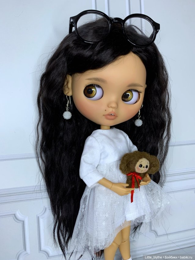 Блайз с Чебурашкой❤️ — Куклы Blythe (Блайз) ООАК: кастом (фото 9)