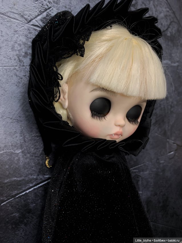 Блайз в образе вампира 🖤 — Куклы Blythe (Блайз) ООАК: кастом