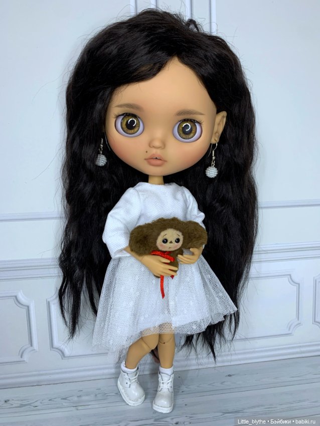 Блайз с Чебурашкой❤️ — Куклы Blythe (Блайз) ООАК: кастом (фото 6)