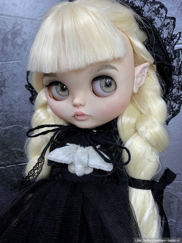 Блайз в образе вампира 🖤 — Куклы Blythe (Блайз) ООАК: кастом