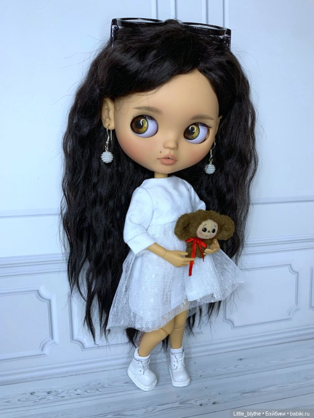 Блайз с Чебурашкой❤️ — Куклы Blythe (Блайз) ООАК: кастом