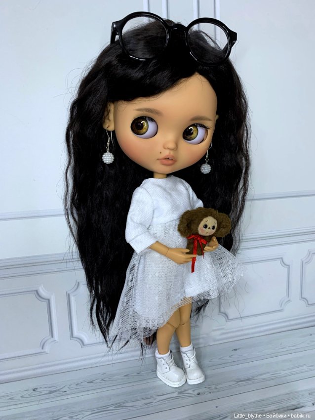 Блайз с Чебурашкой❤️ — Куклы Blythe (Блайз) ООАК: кастом (фото 8)