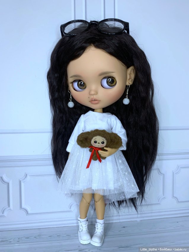 Блайз с Чебурашкой❤️ — Куклы Blythe (Блайз) ООАК: кастом (фото 4)