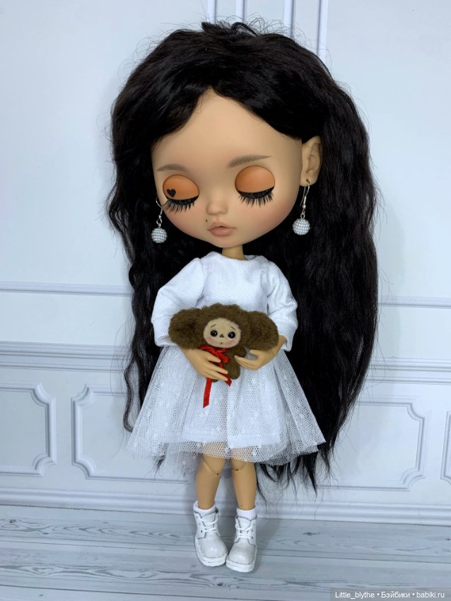 Блайз с Чебурашкой❤️ — Куклы Blythe (Блайз) ООАК: кастом (фото 5)