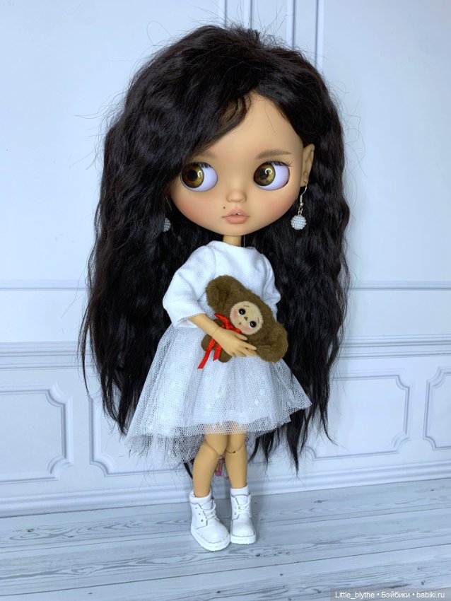 Блайз с Чебурашкой❤️ — Куклы Blythe (Блайз) ООАК: кастом (фото 7)