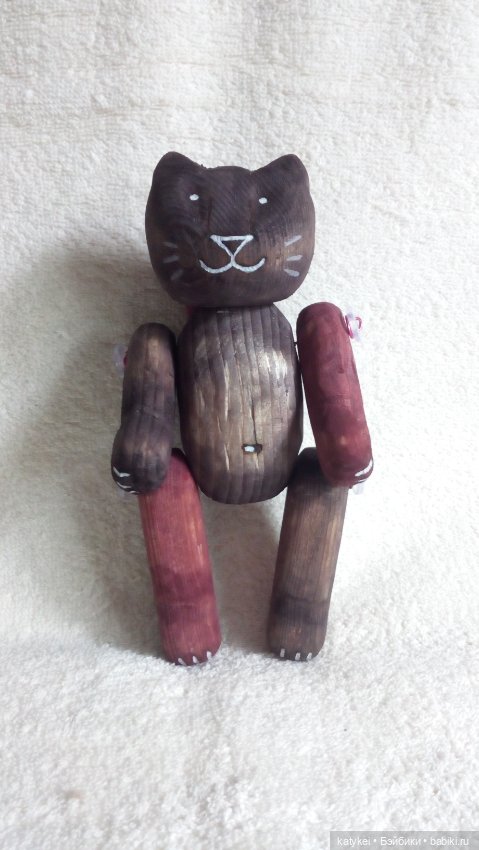 Кот кок — Авторские игрушки из дерева: резьба