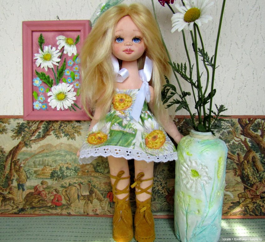 МилаЯ Ромашка - Сестрицы из лоскутка ситца, 2 ч (фото 7)