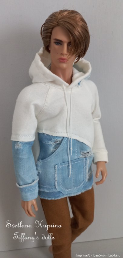Джинсовые фантазии — Одежда и обувь для кукол своими руками: фото (фото 5)