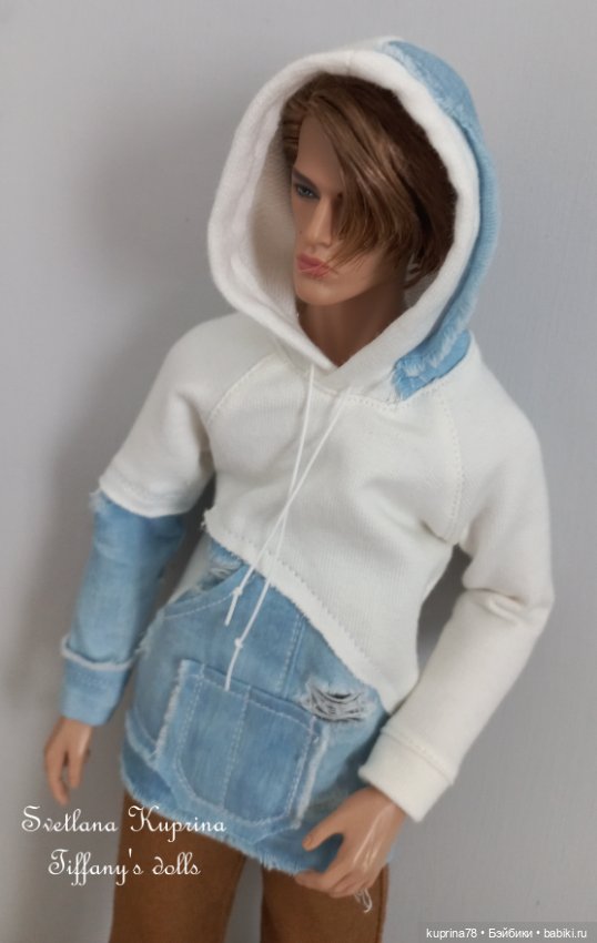 Джинсовые фантазии — Одежда и обувь для кукол своими руками: фото (фото 6)