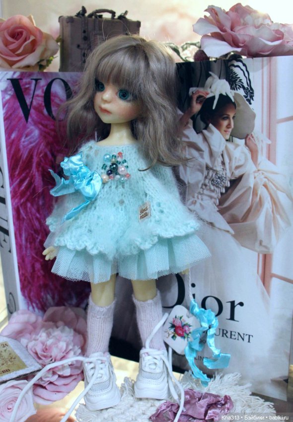 Китти с бусинками — Одежда и обувь для кукол своими руками: фото