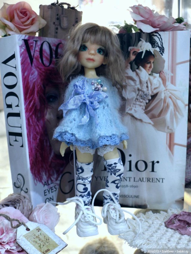 Китти с бусинками — Одежда и обувь для кукол своими руками: фото (фото 4)