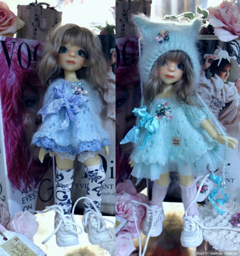 Китти с бусинками — Одежда и обувь для кукол своими руками: фото