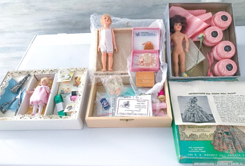 Мои рукодельные наборы с куклами (фото 2)