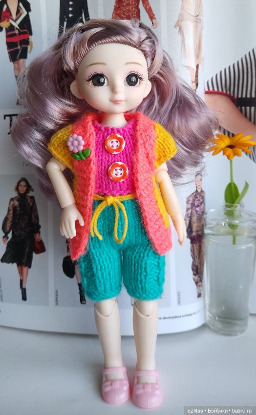 По мотивам Ив Сен Лорана — Одежда и обувь для кукол своими руками: фото (фото 7)