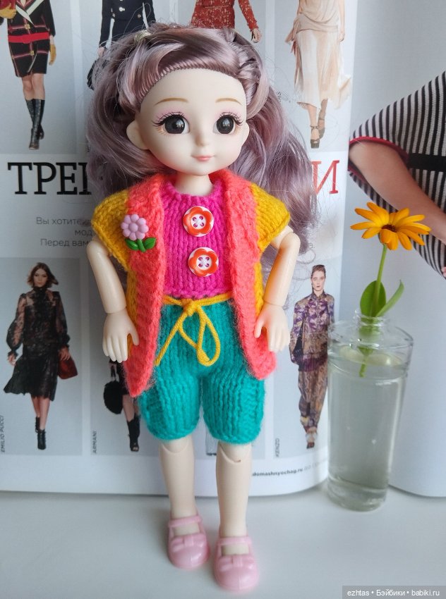 По мотивам Ив Сен Лорана — Одежда и обувь для кукол своими руками: фото