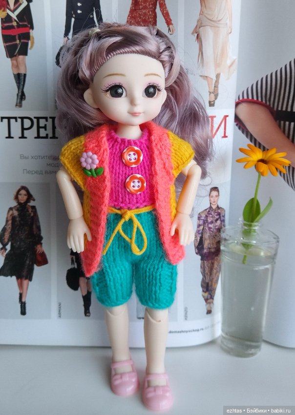 По мотивам Ив Сен Лорана — Одежда и обувь для кукол своими руками: фото (фото 2)