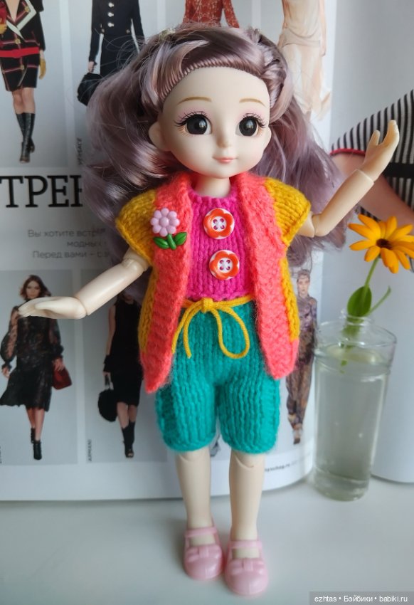 По мотивам Ив Сен Лорана — Одежда и обувь для кукол своими руками: фото (фото 9)