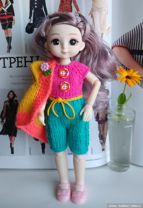 По мотивам Ив Сен Лорана — Одежда и обувь для кукол своими руками: фото (фото 3)