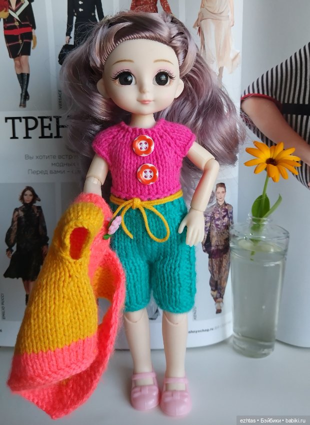 По мотивам Ив Сен Лорана — Одежда и обувь для кукол своими руками: фото (фото 8)