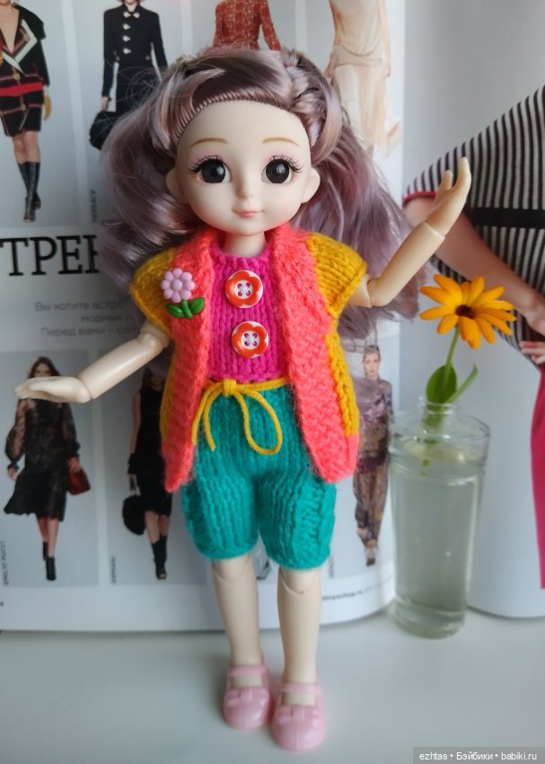 По мотивам Ив Сен Лорана — Одежда и обувь для кукол своими руками: фото (фото 4)