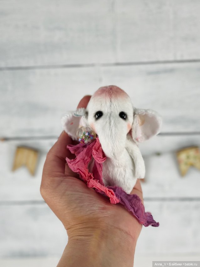 Тедди слонька — Авторские мишки Тедди и друзья: фото (фото 3)