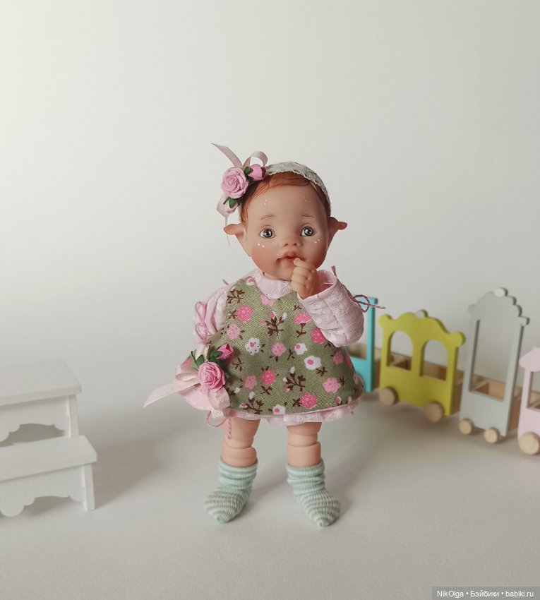 Маленький Цветочек — Авторские шарнирные куклы своими руками: лепка (фото 3)