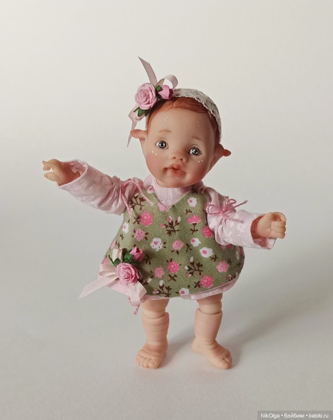 Маленький Цветочек — Авторские шарнирные куклы своими руками: лепка (фото 6)