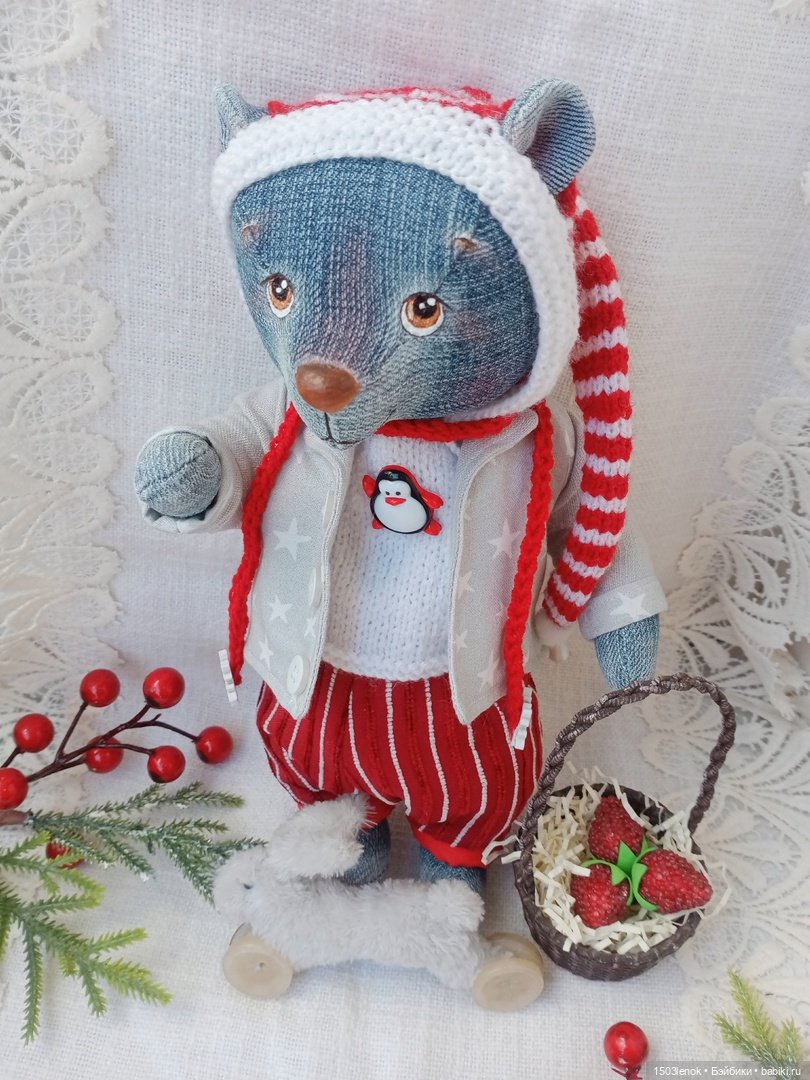 Николас — Авторские мишки Тедди и друзья: фото (фото 2)