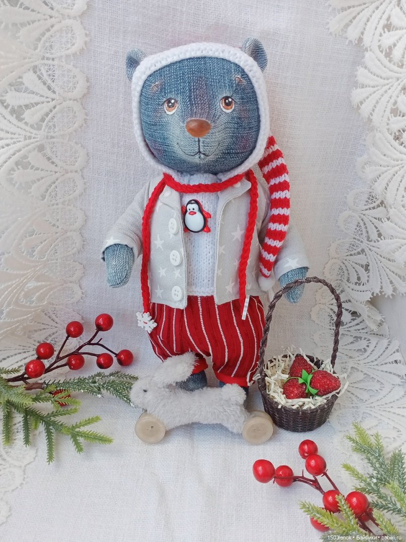 Николас — Авторские мишки Тедди и друзья: фото (фото 4)