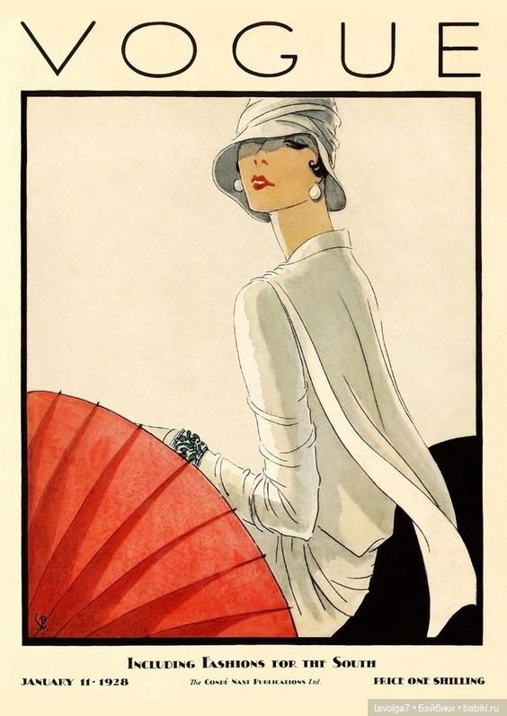 Летние обложки Vogue 1920х