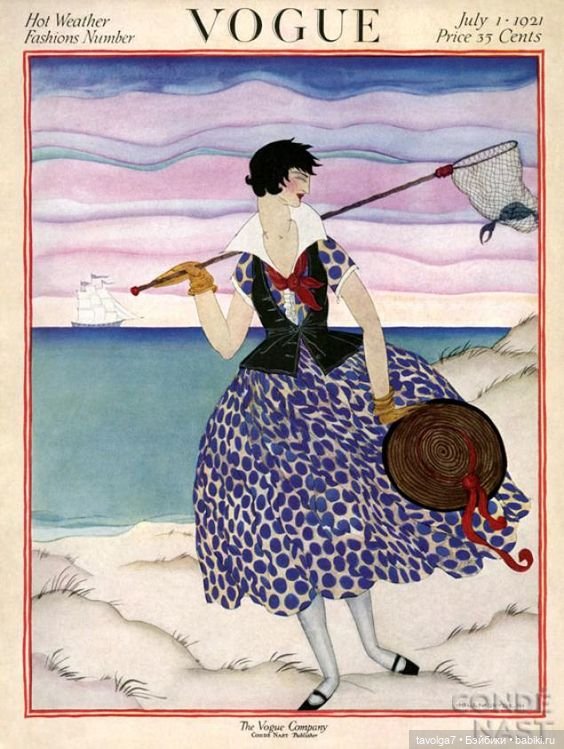 Летние обложки Vogue 1920х