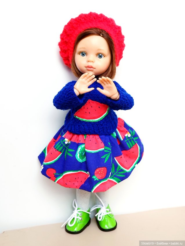 Комплект одежды для кукол Паола Рейна "Арбузные дольки" (фото 10)