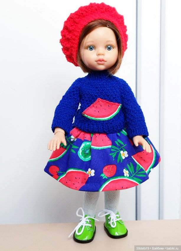 Комплект одежды для кукол Паола Рейна "Арбузные дольки" (фото 8)