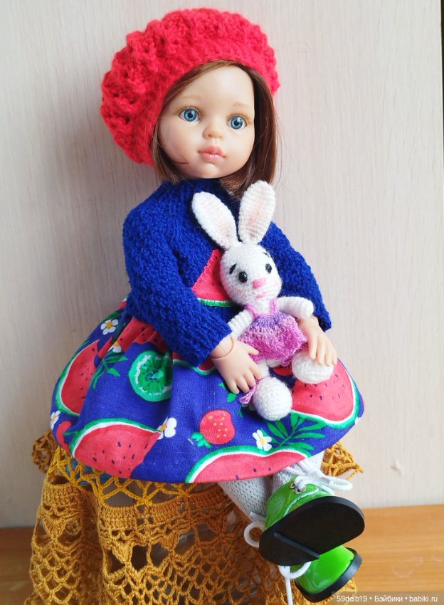 Комплект одежды для кукол Паола Рейна "Арбузные дольки"