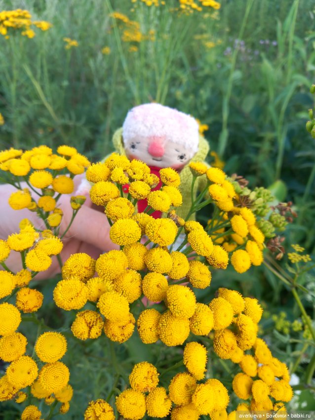 Ещё один чудесный день — Текстильные игрушки и примитивы: кофейные