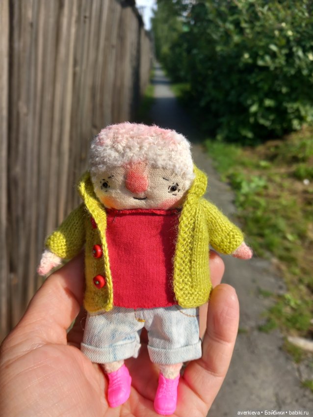 Ещё один чудесный день — Текстильные игрушки и примитивы: кофейные (фото 6)