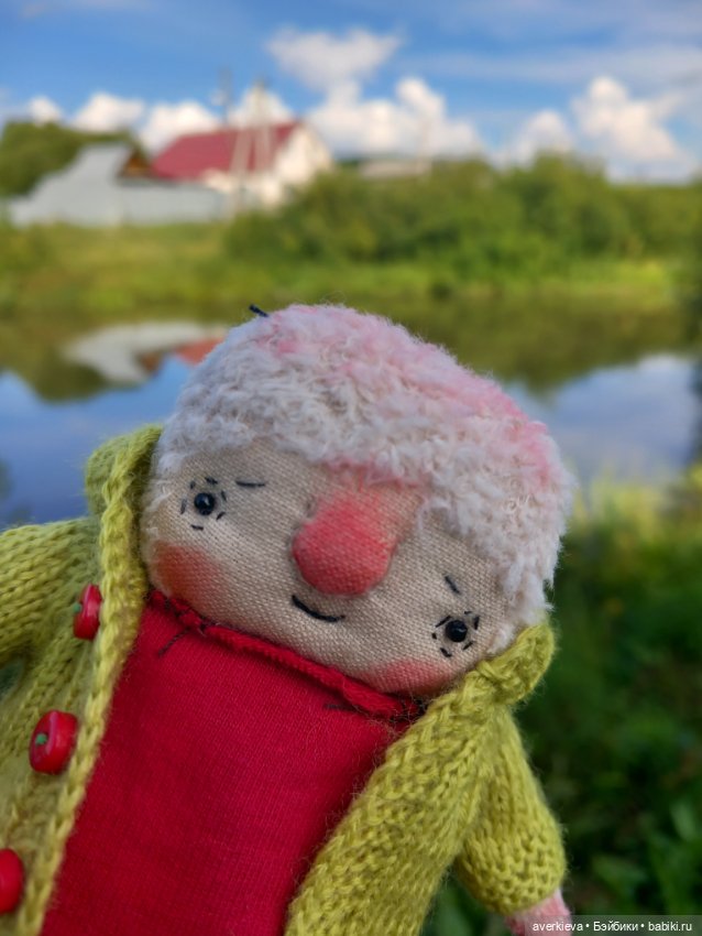 Ещё один чудесный день — Текстильные игрушки и примитивы: кофейные