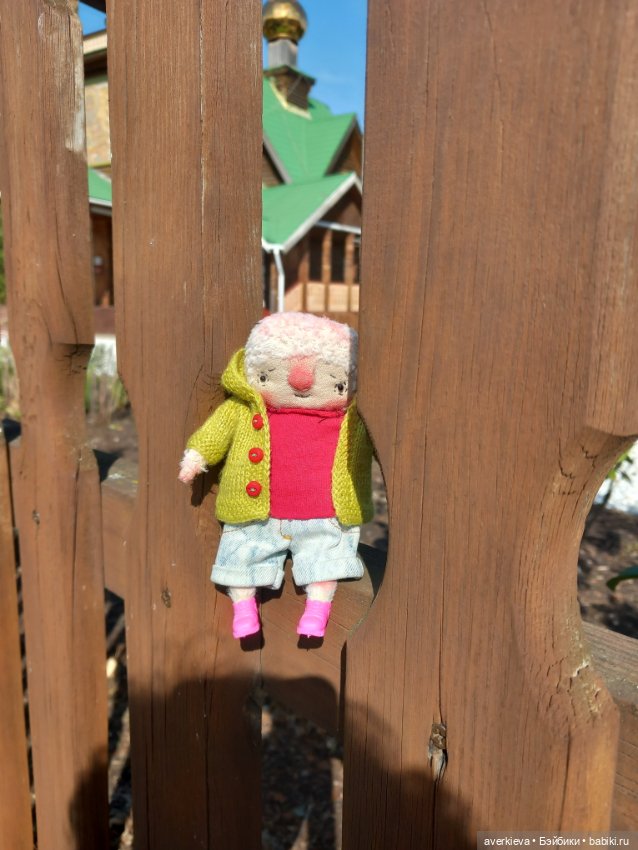 Ещё один чудесный день — Текстильные игрушки и примитивы: кофейные (фото 9)