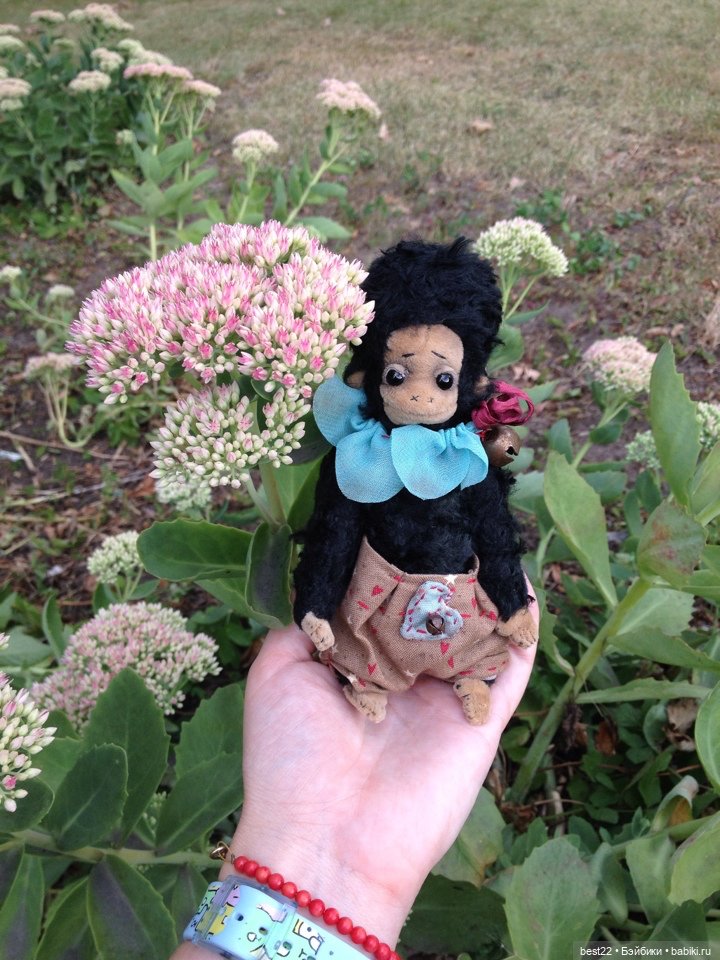 Домашняя мартышка Джонни — Авторские мишки Тедди и друзья: фото