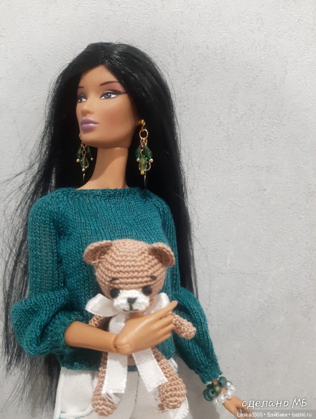 Серьги для кукол — Авторские украшения и аксессуары для кукол: фото